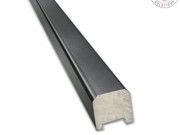 Square Water Bar 10mm x 10mm x 2500mm - Gun Black Dumb Oil